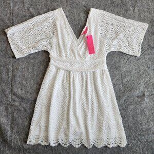 Lilly Pulitzer White Lace Mini Dress